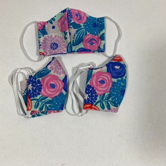 Floral‎ Face Mask / Flower Face Mask - Picture 1 of 12